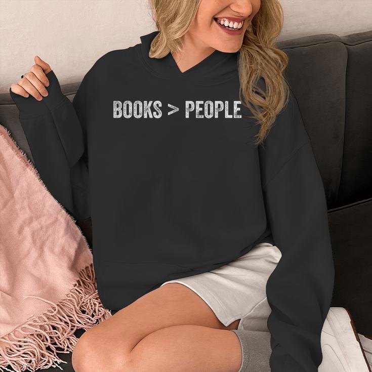Books Are Greater Than People Unisex Hoodie Books Are Greater Than People Unisex Hoodie