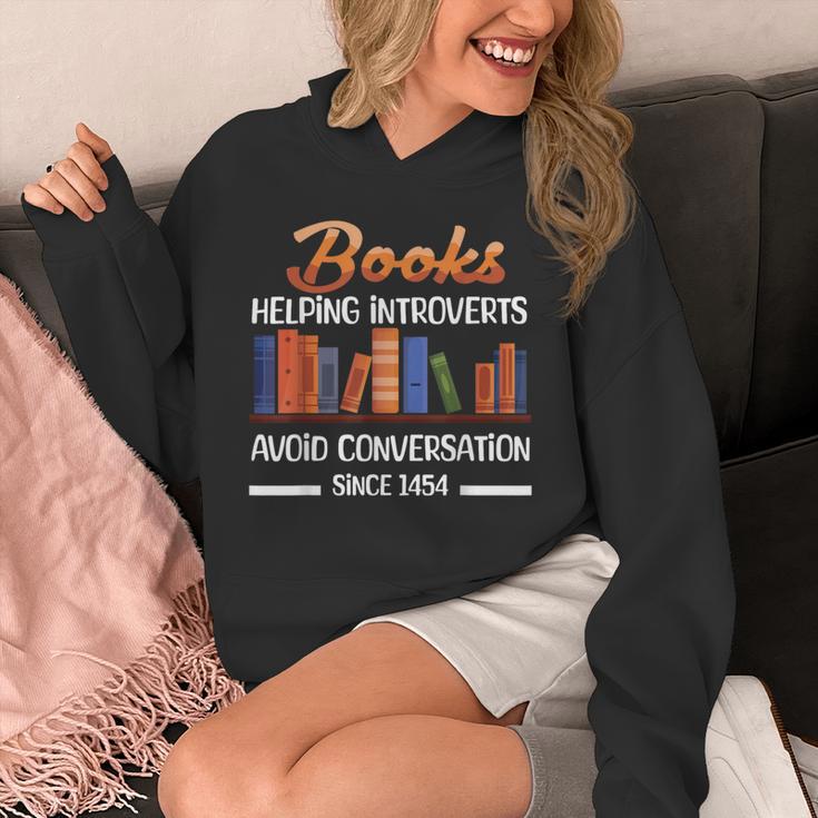 Books Helping Introverts Avoid Conversation Book Reading Unisex Hoodie Books Helping Introverts Avoid Conversation Book Reading Unisex Hoodie