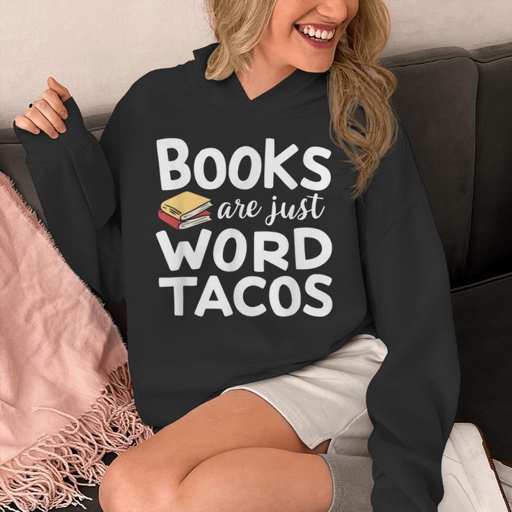 BOOKS ARE JUST WORD TACOS Unisex Hoodie BOOKS ARE JUST WORD TACOS Unisex Hoodie