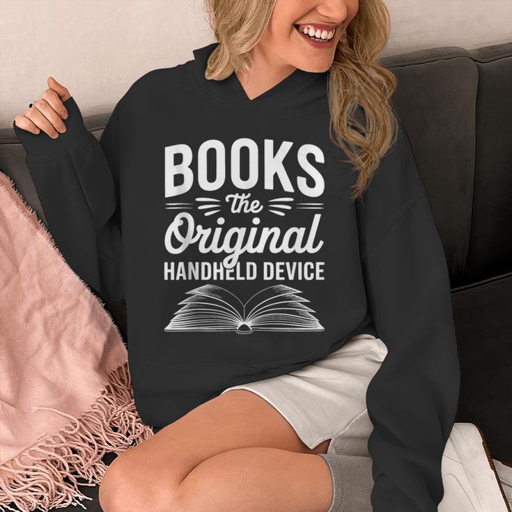 Books The Original Handheld Device Book Reading Unisex Hoodie Books The Original Handheld Device Book Reading Unisex Hoodie