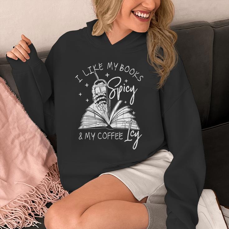 I Like My Books Spicy And My Coffee ICY Unisex Hoodie I Like My Books Spicy And My Coffee ICY Unisex Hoodie