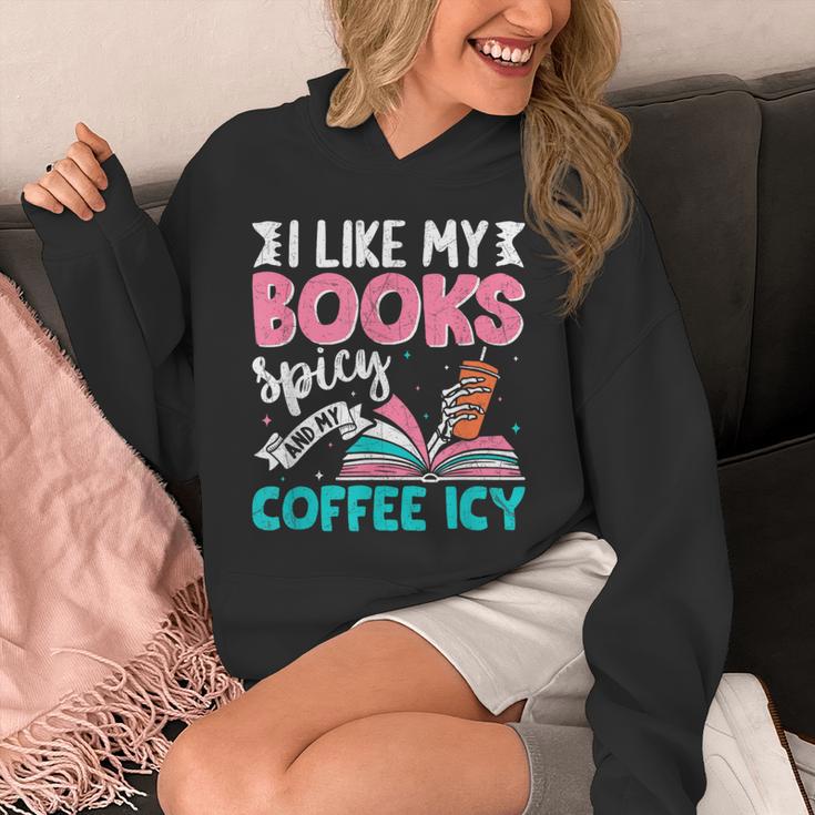 I Like My Books Spicy Coffee ICY Unisex Hoodie I Like My Books Spicy Coffee ICY Unisex Hoodie