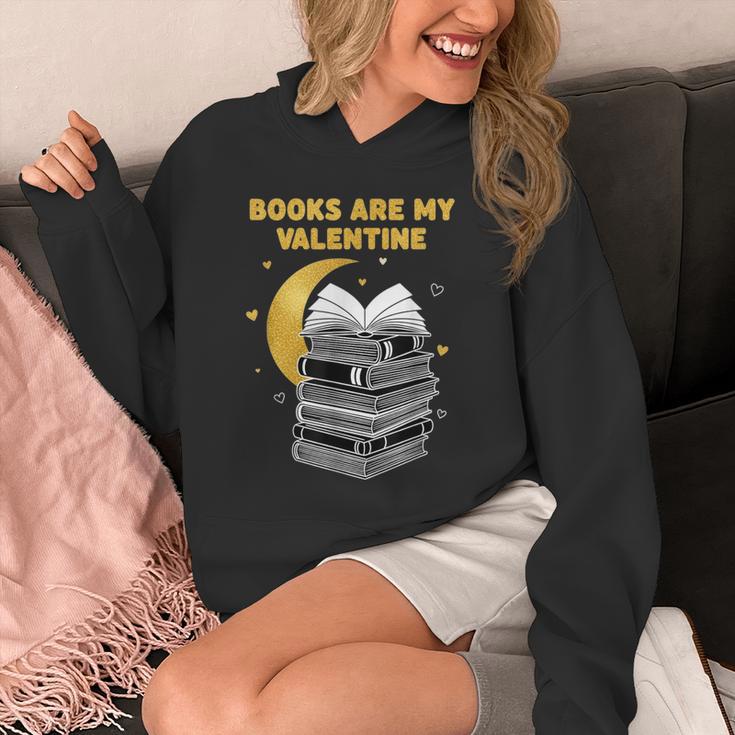 Books Are My Valentine Cute Book Lover Valentine's Day Unisex Hoodie Books Are My Valentine Cute Book Lover Valentine's Day Unisex Hoodie
