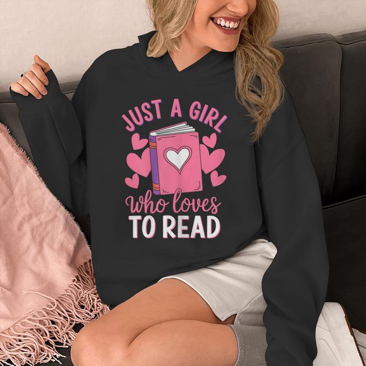 Bookworm Just A Girl Who Loves To Read Unisex Hoodie