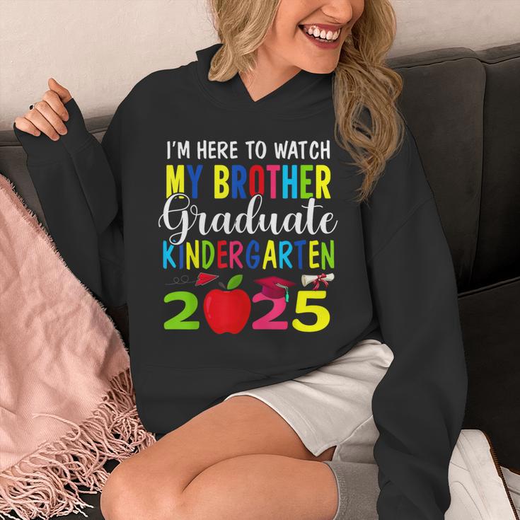 My Brother Graduated Kindergarten Class Of 2025 Graduation Unisex Hoodie