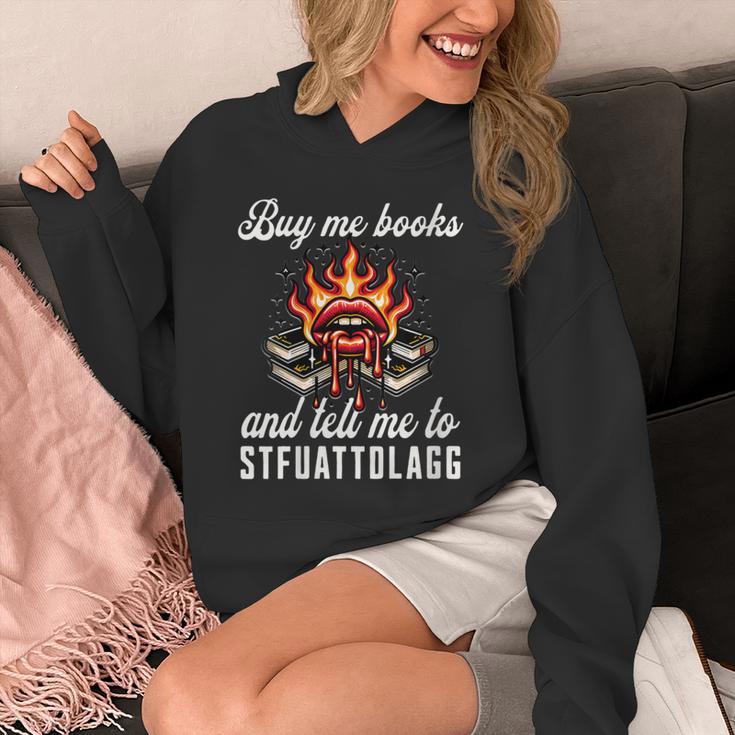 Buy Me Books And Tell Me To STFUATTDLAGG Booktok Unisex Hoodie