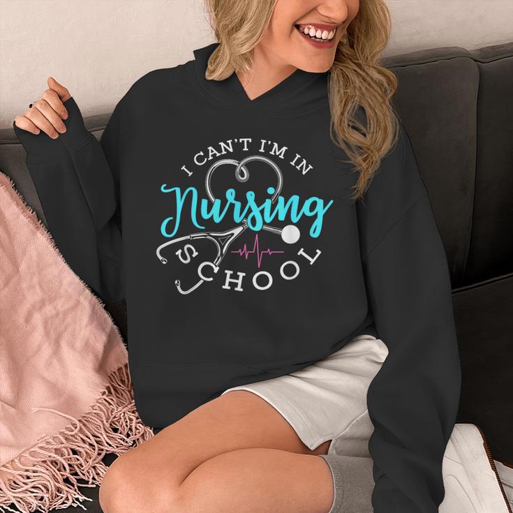 I Can't I'm In Nursing School Nurse Graduation Unisex Hoodie