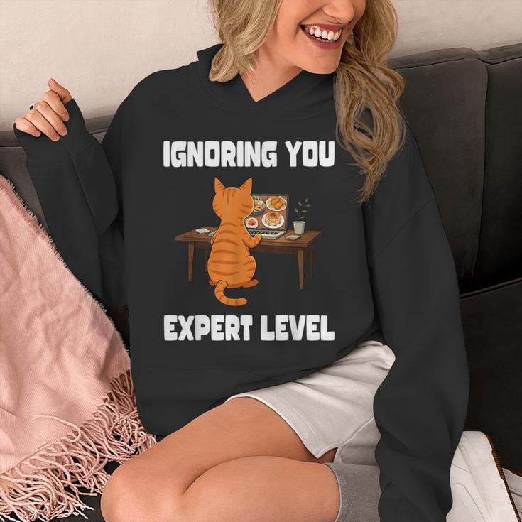 Cat Ignoring You Expert Level Orange Tabby Introvert Unisex Hoodie Cat Ignoring You Expert Level Orange Tabby Introvert Unisex Hoodie