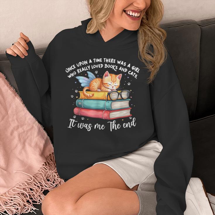 Cats And Books Easily Distracted By Book & Cat Lover Men Women Kids Unisex Hoodie Cats And Books Easily Distracted By Book & Cat Lover Men Women Kids Unisex Hoodie