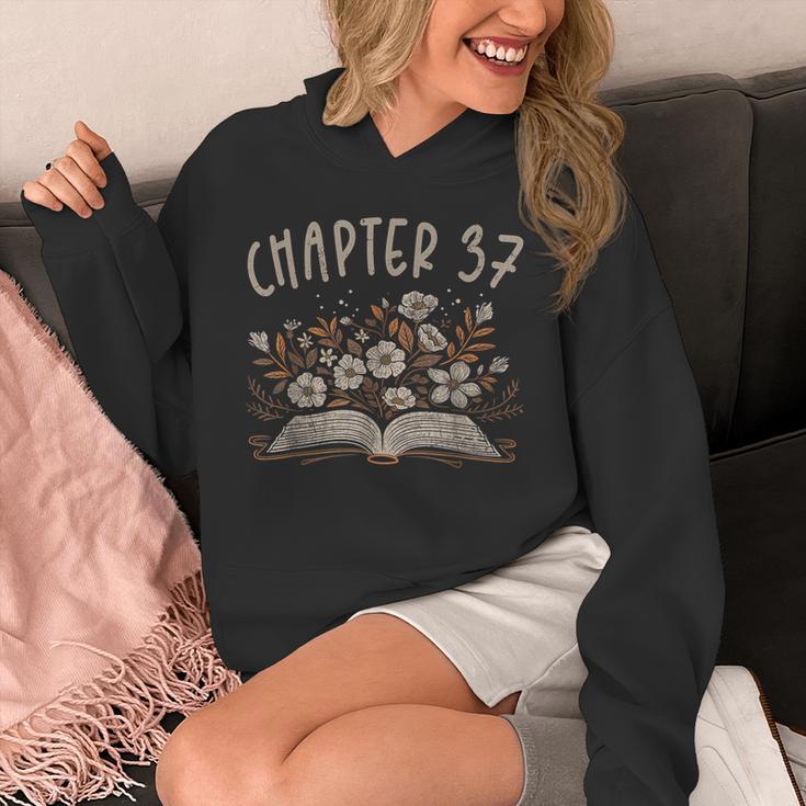 Chapter 37th Birthday Bookworm 37 Years Old For Book Lovers Unisex Hoodie