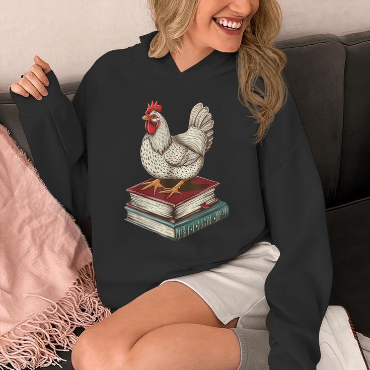 Chicken Books Back To School First Day Of School Boys Girls Unisex Hoodie Chicken Books Back To School First Day Of School Boys Girls Unisex Hoodie