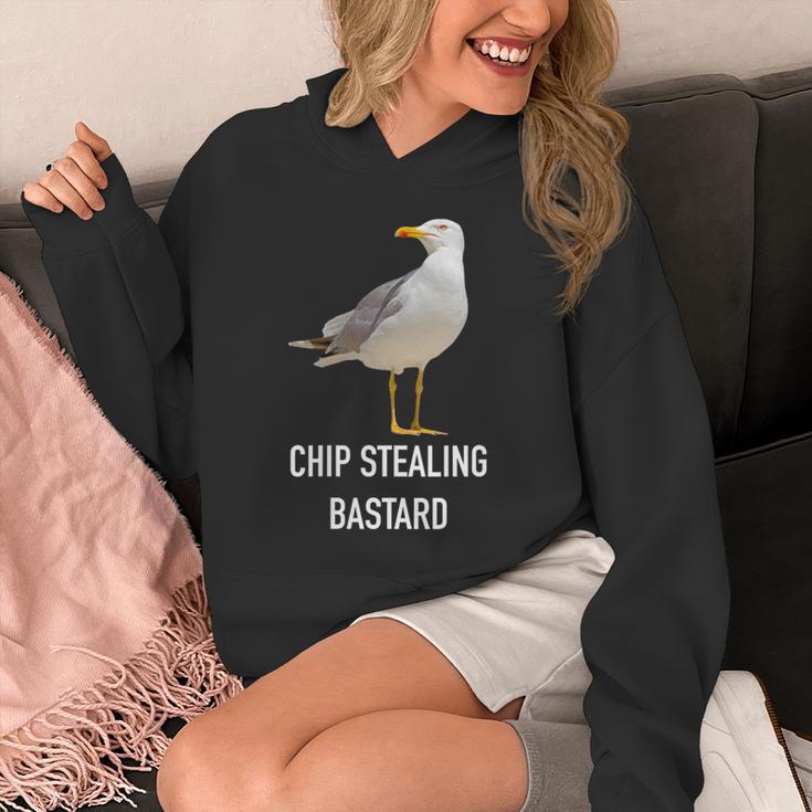 Chip Stealing Seagull Men Women Seaside Holiday Memory Unisex Hoodie Chip Stealing Seagull Men Women Seaside Holiday Memory Unisex Hoodie