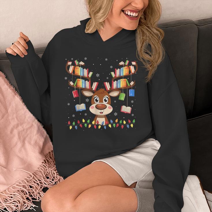 Christmas Librarian Reindeer Matching Family Book Lover Xmas Unisex Hoodie Christmas Librarian Reindeer Matching Family Book Lover Xmas Unisex Hoodie