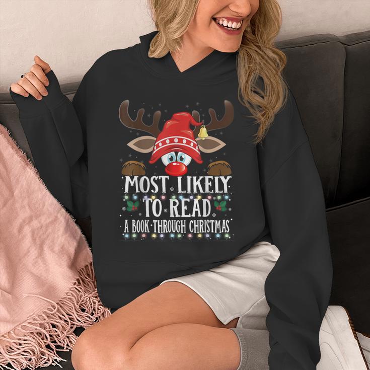 Christmas Matching Most Likely To Read A Book PJS Unisex Hoodie Christmas Matching Most Likely To Read A Book PJS Unisex Hoodie
