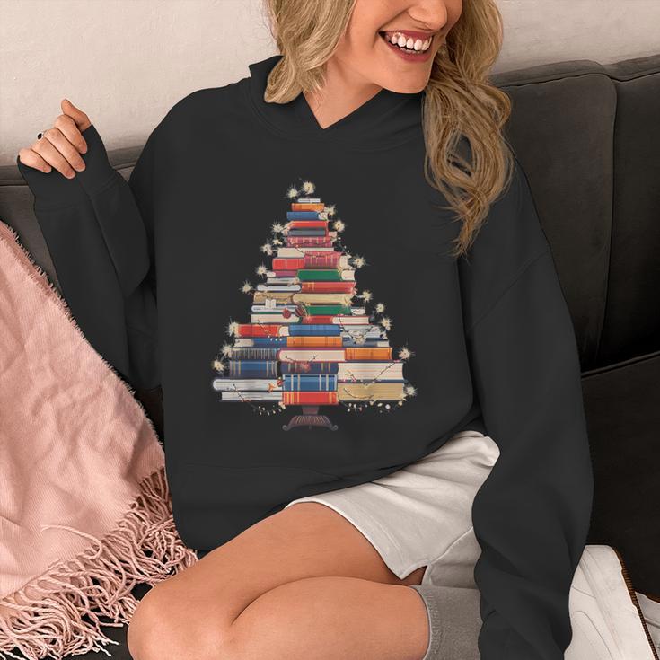 Christmas Tree Book Bookworm Unisex Hoodie