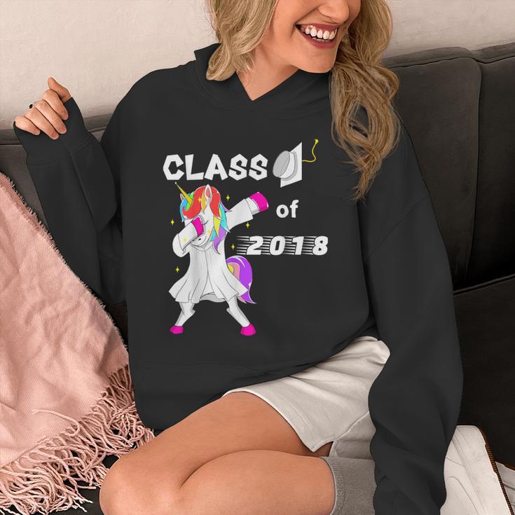 Class Of 2018 Graduation Him Her Unicorn Dabbing Shirt Unisex Hoodie
