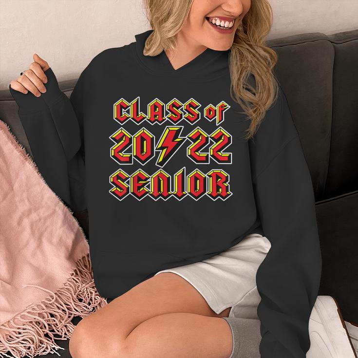 Class 2022 Senior 80s 90s Rock Retro Vintage Graduation Unisex Hoodie