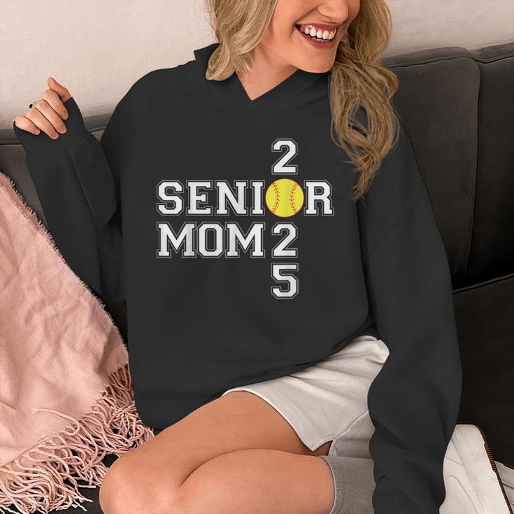Class Of 2025 Softball Mom Senior Graduation Graduate Women Unisex Hoodie