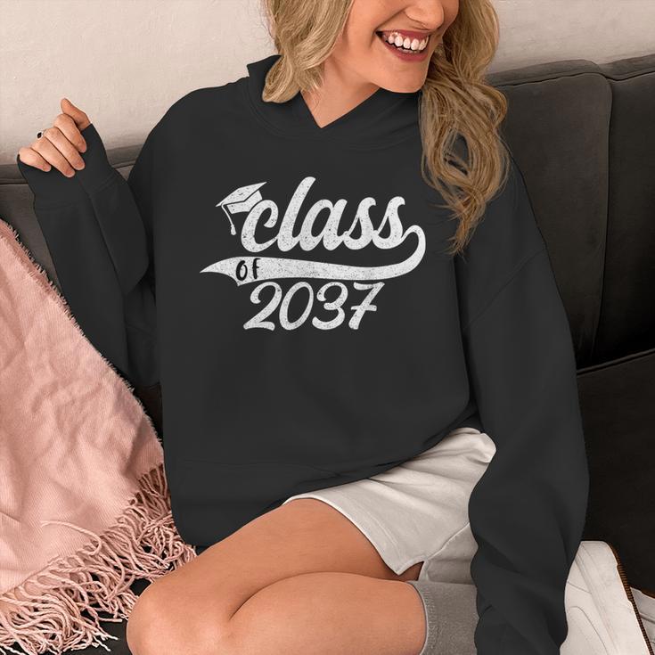 Class Of 2037 First Day Of School Graduation Grow With Me Unisex Hoodie