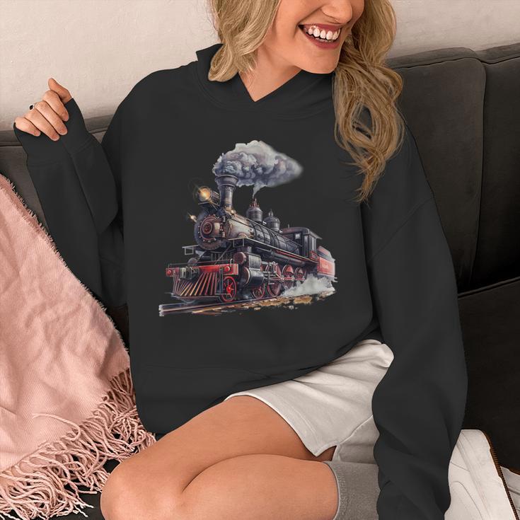 Classic Steam Train Enthusiasts Nostalgia For Train Lovers Unisex Hoodie Classic Steam Train Enthusiasts Nostalgia For Train Lovers Unisex Hoodie