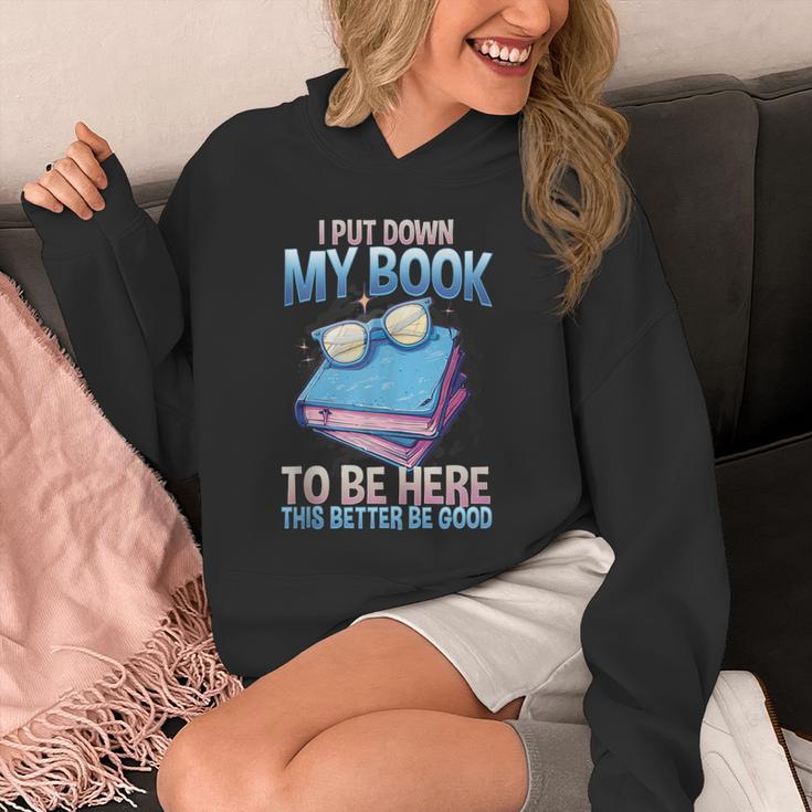 I Closed My Book To Be Here Shirt I Closed My Books Unisex Hoodie