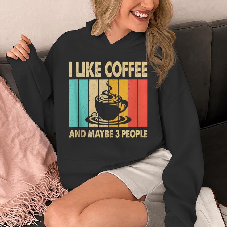 I Like Coffee And Maybe 3 People Introvert Anti-Social Unisex Hoodie
