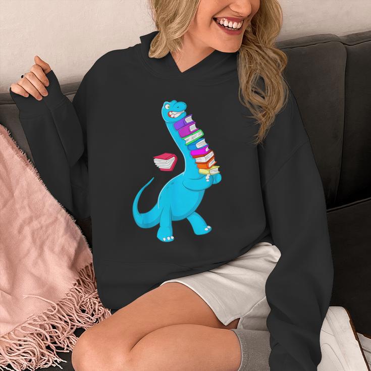 Cool Dinosaur Books Art For Men Women Libarian Book Lover Unisex Hoodie Cool Dinosaur Books Art For Men Women Libarian Book Lover Unisex Hoodie