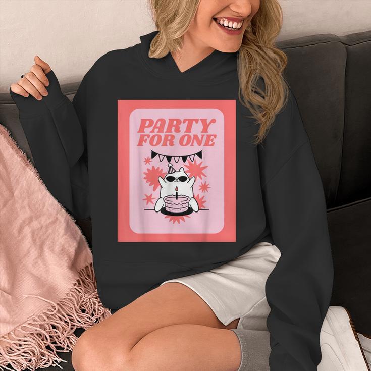 Cool Fun Cute Party Introvert Cat Character Unisex Hoodie