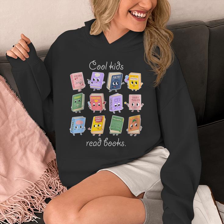 Cool Kids Read Books School Librarian Reading Teacher Unisex Hoodie