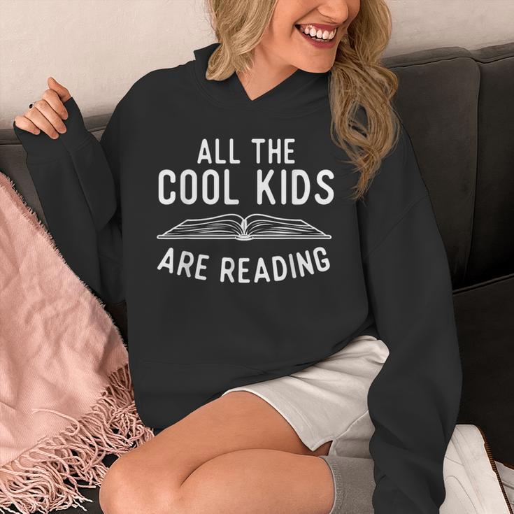All The Cool Kids Are Reading Book Lover Bookworm Reader Unisex Hoodie