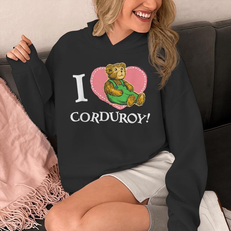 Corduroy I Heart Corduroy Teddy Bear Retro Children's Book Unisex Hoodie