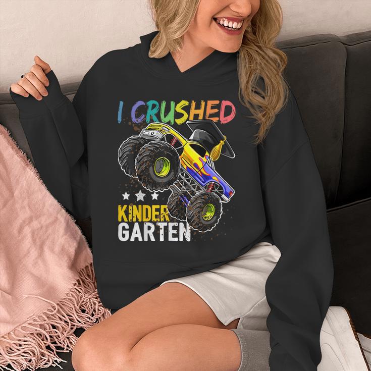 I Crushed Kindergarten Monster Truck Graduation Boys Small Unisex Hoodie