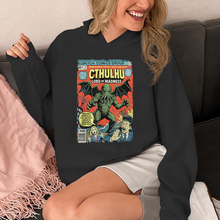 Cthulhu Lord Of Madness Vintage Comic Book Cover Unisex Hoodie