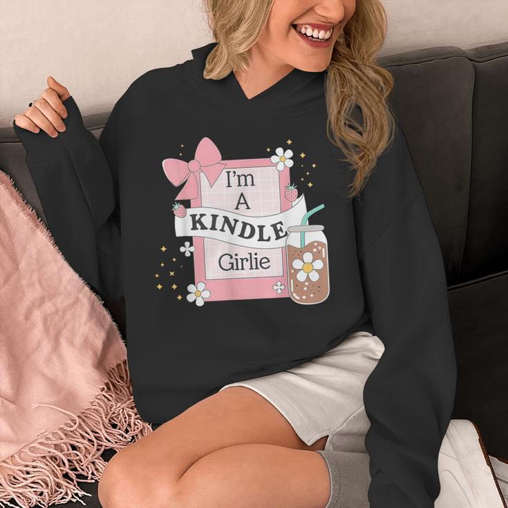 Cute Bookish Kindle Girlie Nerdy Read Book Lover Girl Women Unisex Hoodie