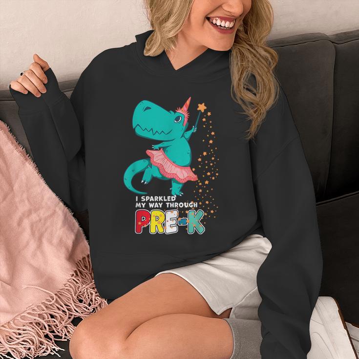 Cute Magical Ballerina Dino Unicorn Pre-K Graduation Unisex Hoodie