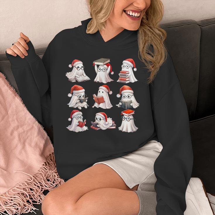 Cute Read More Booooooks Ghost Read More Books Christmas Unisex Hoodie