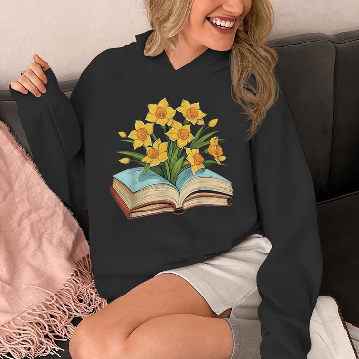 Daffodils Flowers Book Floral Unisex Hoodie