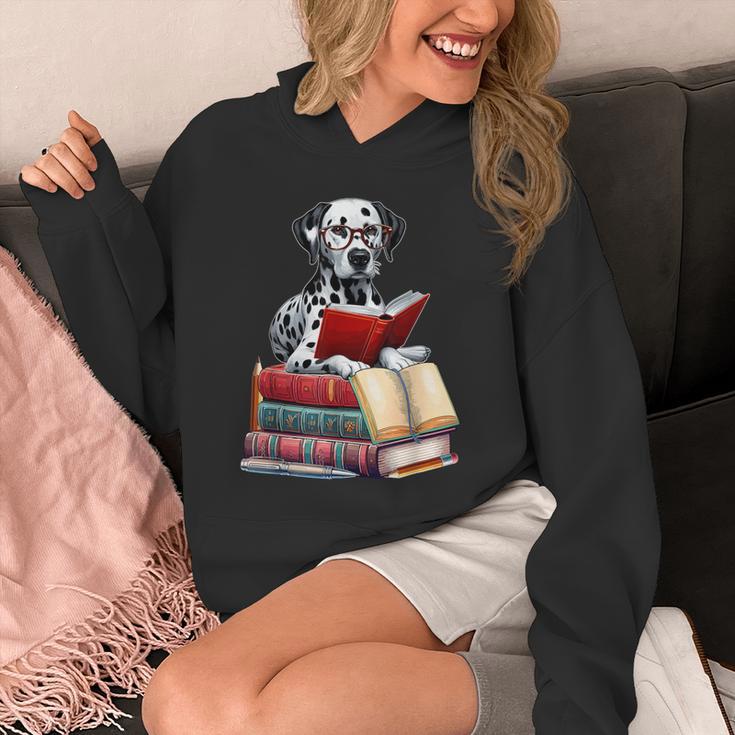 Dalmatian Reading Books Matching Bookworm Readers Librarian Unisex Hoodie Dalmatian Reading Books Matching Bookworm Readers Librarian Unisex Hoodie