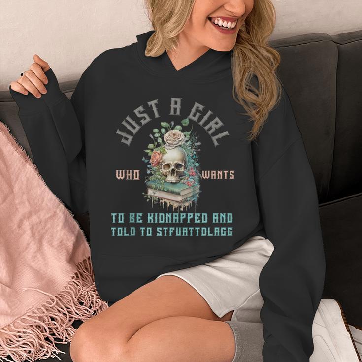 Dark Romance Women STFUATTDLAGG Smutt Book Merch Good Girl Unisex Hoodie