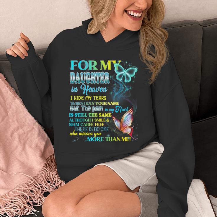 For My Daughter In Heaven Memory Missing Daughter In Heaven Unisex Hoodie