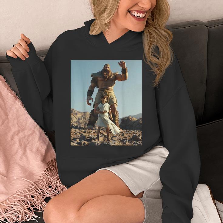 David And Goliath Bible Book Of Samuel King David Unisex Hoodie David And Goliath Bible Book Of Samuel King David Unisex Hoodie