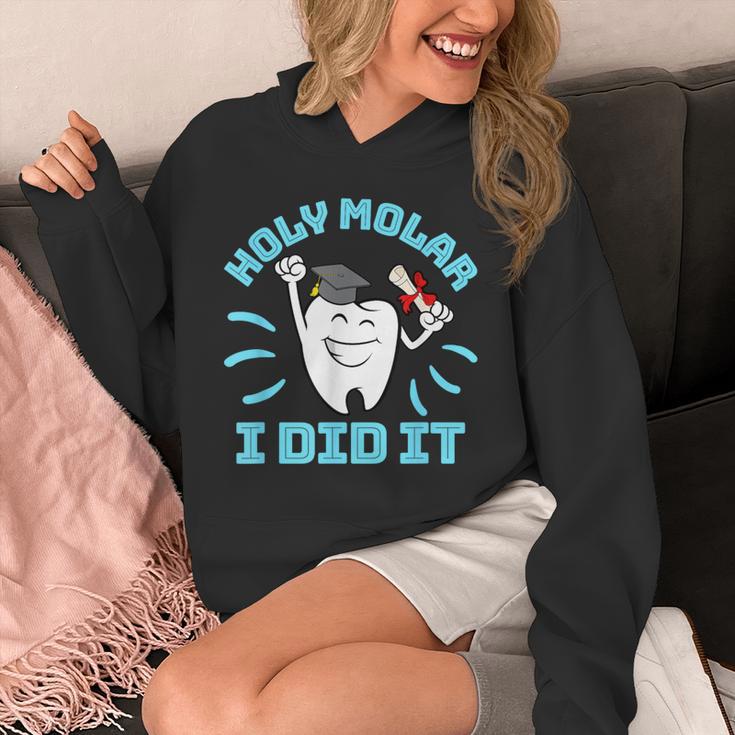 Dentist Hygienist Dental Graduation Holy Molar I Did It Unisex Hoodie