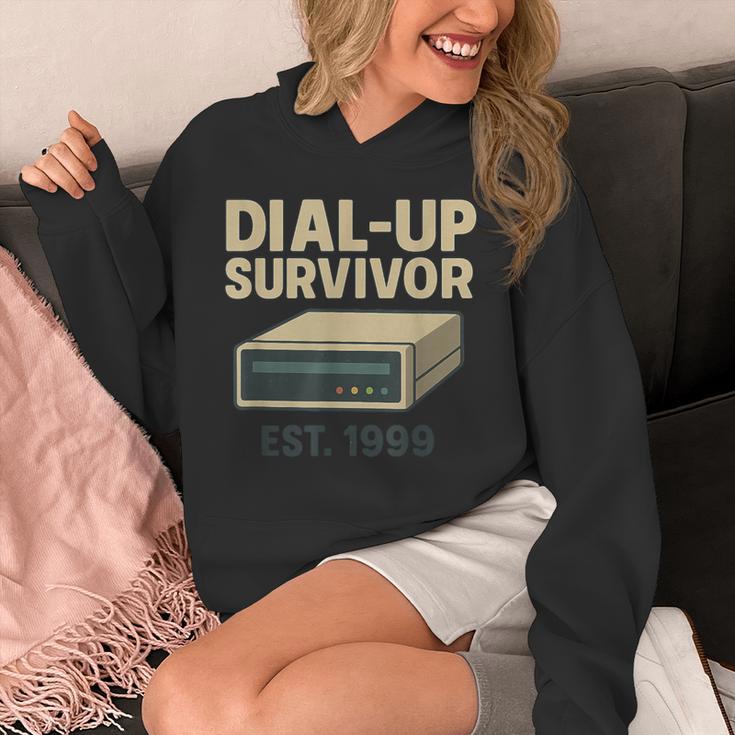 Dial Up Survivor Retro 90s Internet Nostalgia Unisex Hoodie