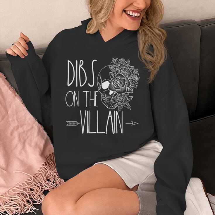 Dibs On The Villain Spicy Books Women Smutty Merch Romantasy Unisex Hoodie