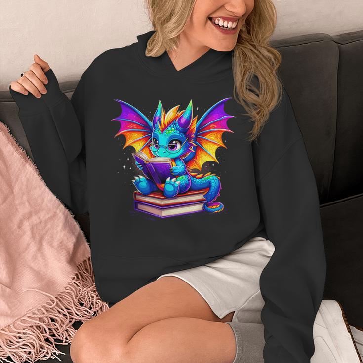 Dragon Reading a Book Bookworm Book Unisex Hoodie Dragon Reading a Book Bookworm Book Unisex Hoodie
