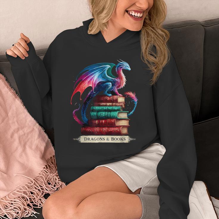 Dragons And Books Dragonworm Book Lover Reading Unisex Hoodie Dragons And Books Dragonworm Book Lover Reading Unisex Hoodie