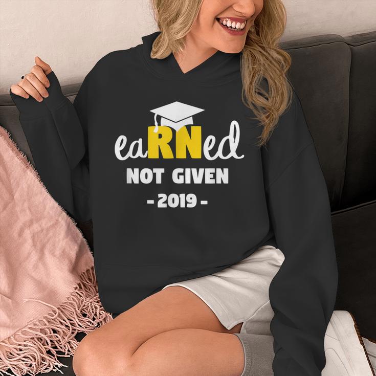 Earned Not Given Shirt RN Nurses Graduation 2019 Her Unisex Hoodie