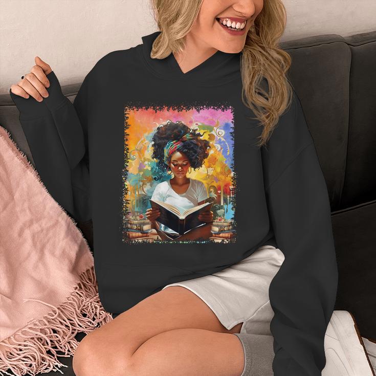 Educated Afro Girl Reading Book Lover History Month Unisex Hoodie Educated Afro Girl Reading Book Lover History Month Unisex Hoodie