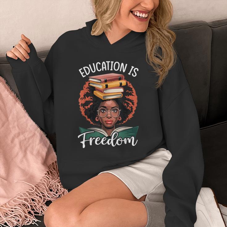 Education Is Freedom African Teacher Books Lovers Unisex Hoodie Education Is Freedom African Teacher Books Lovers Unisex Hoodie