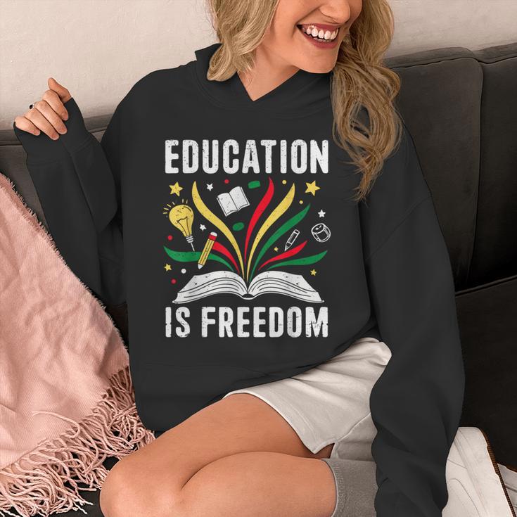 Education Is Freedom Books History Teacher Kids Unisex Hoodie Education Is Freedom Books History Teacher Kids Unisex Hoodie